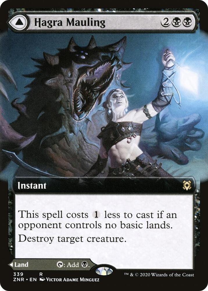 Hagra Mauling (Extended Art) 339 card from Zendikar Rising