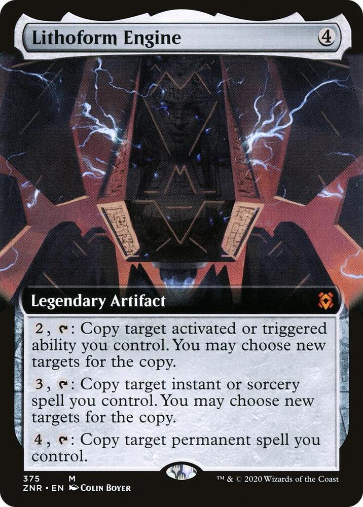 Lithoform Engine (Extended Art) 375 card from Zendikar Rising