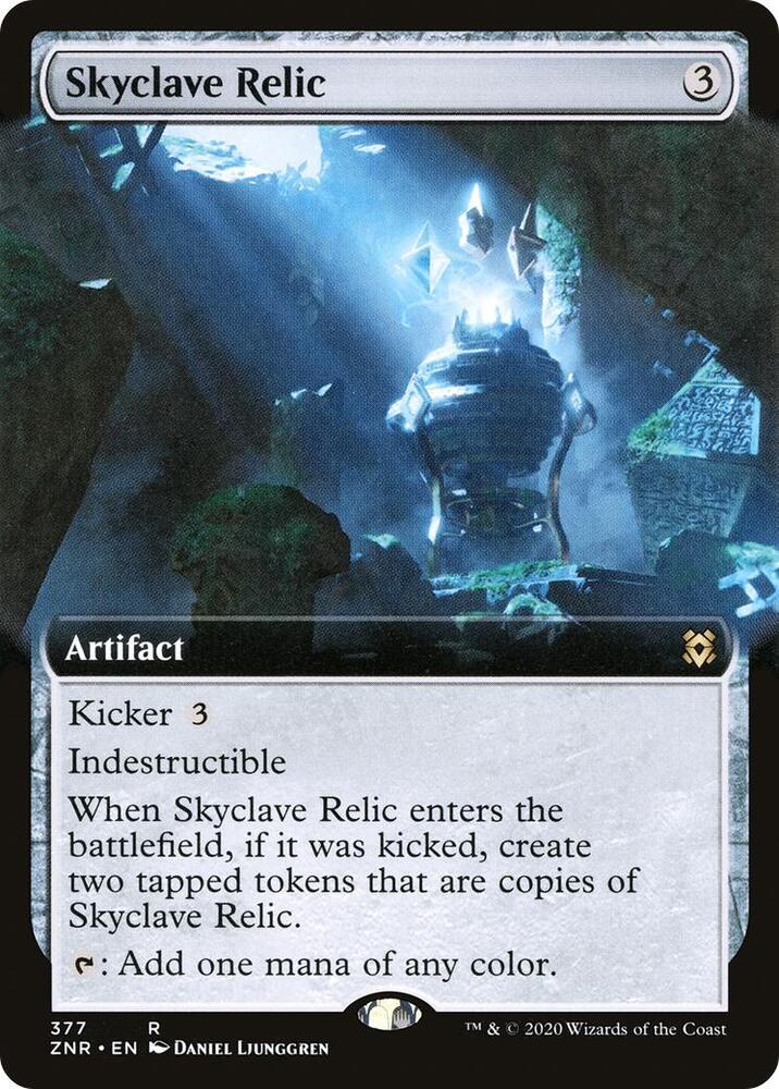 Skyclave Relic (Extended Art) 377 card from Zendikar Rising