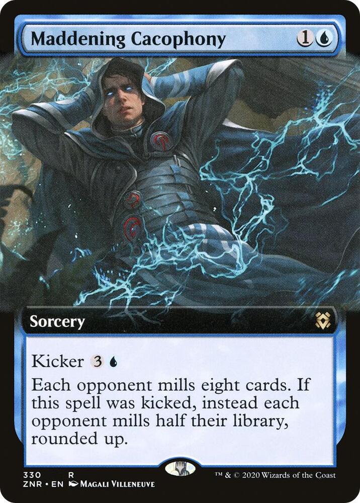 Maddening Cacophony (Extended Art) 330 card from Zendikar Rising