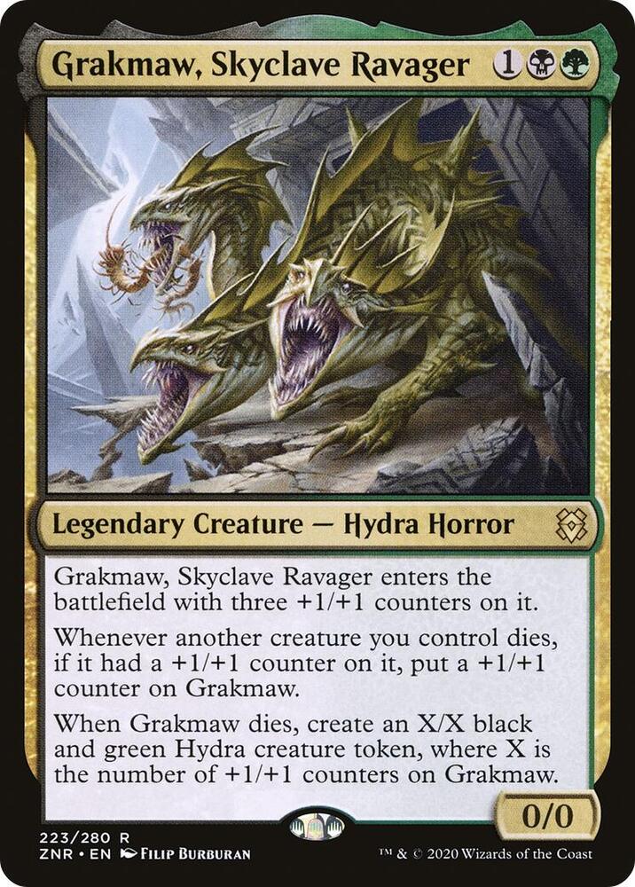 Grakmaw, Skyclave Ravager 223 card from Zendikar Rising