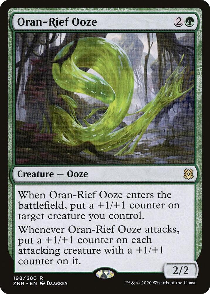 Oran-Rief Ooze 198 card from Zendikar Rising