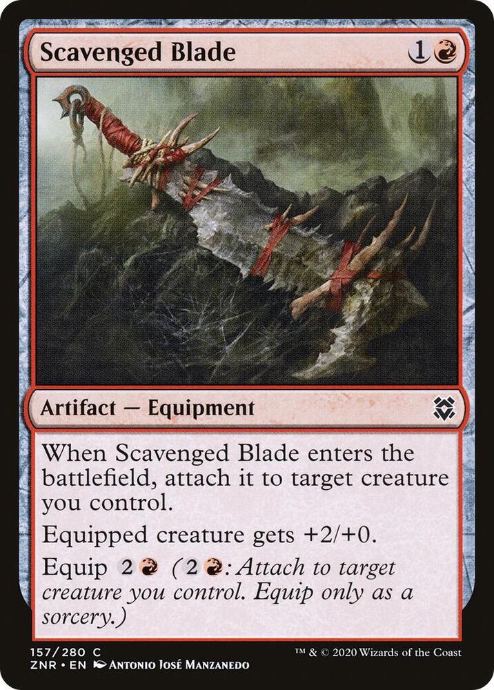 Scavenged Blade 157 card from Zendikar Rising