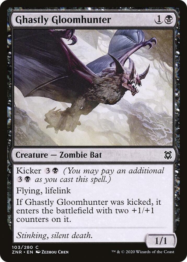 Ghastly Gloomhunter 103 card from Zendikar Rising