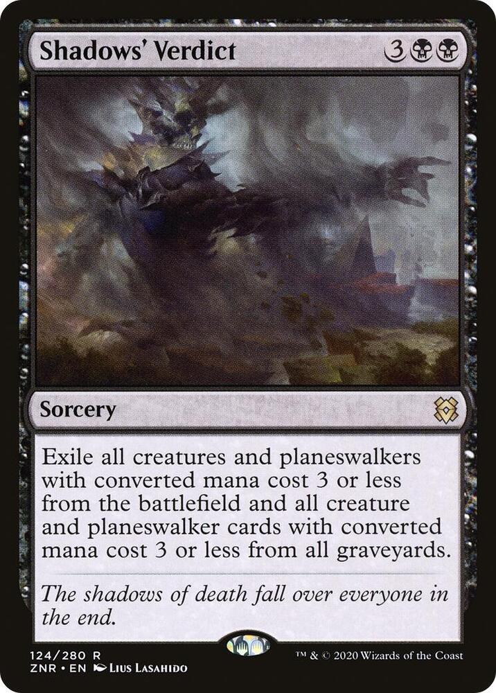 Shadows' Verdict 124 card from Zendikar Rising