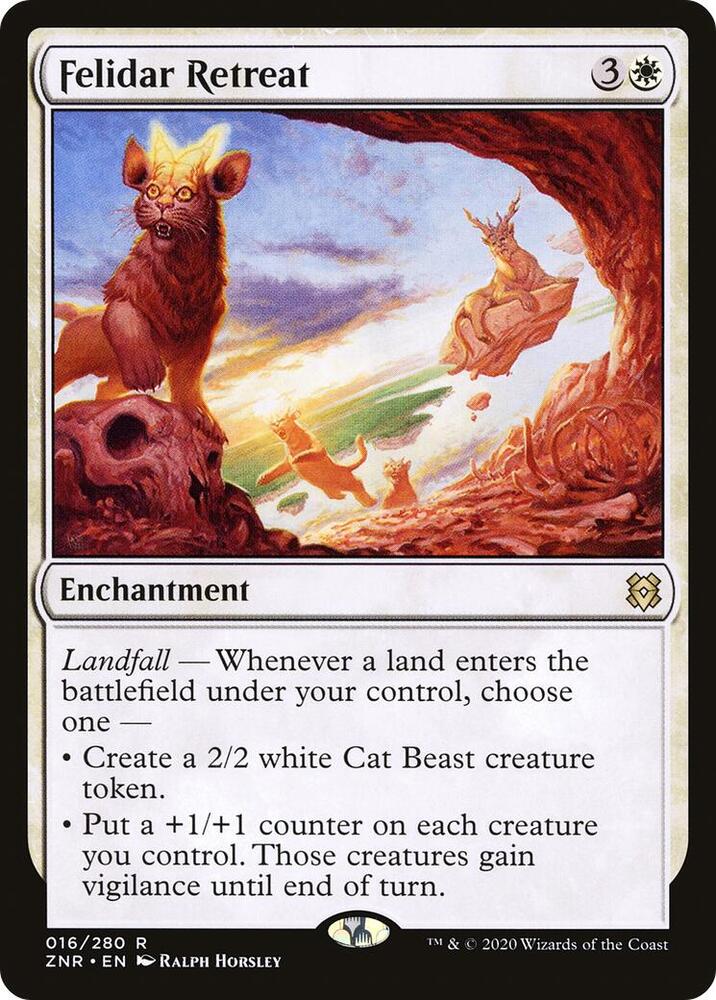 Felidar Retreat 16 card from Zendikar Rising