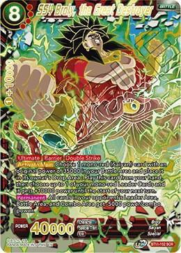 SS4 Broly, the Great Destroyer BT11-152 card from Vermilion Bloodline