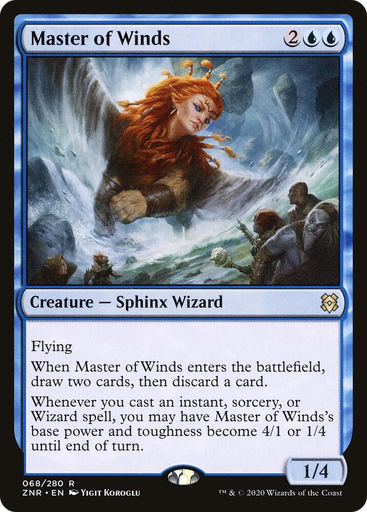 Master of Winds 68 card from Zendikar Rising