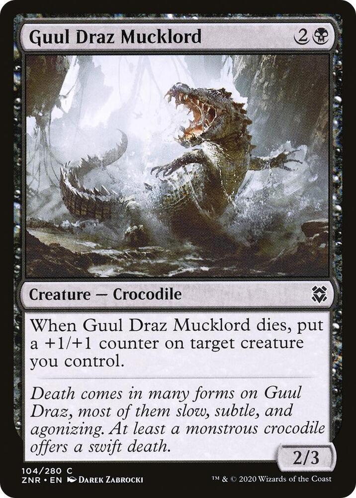 Guul Draz Mucklord 104 card from Zendikar Rising