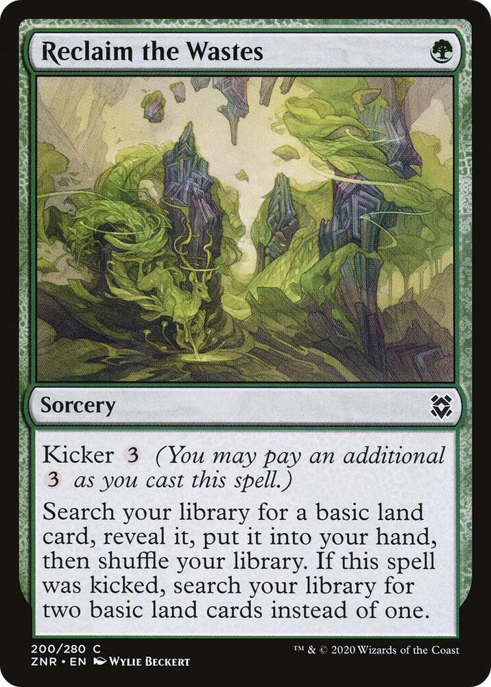 Reclaim the Wastes 200 card from Zendikar Rising