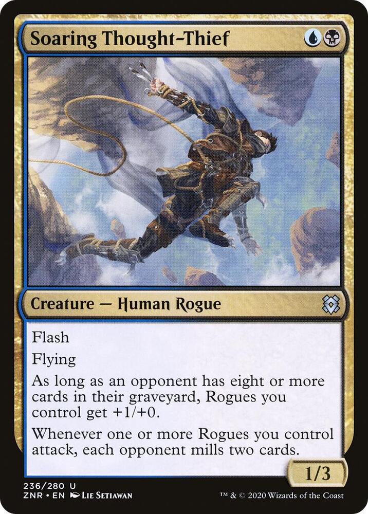 Soaring Thought-Thief 236 card from Zendikar Rising
