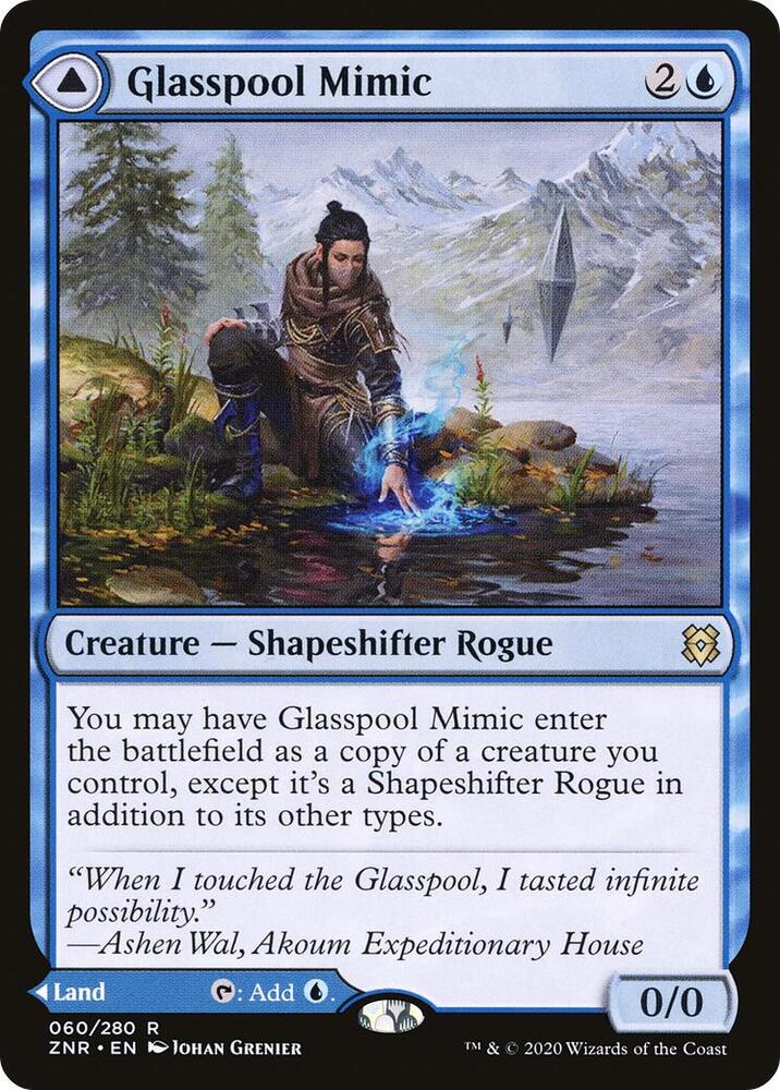 Glasspool Mimic 60 card from Zendikar Rising