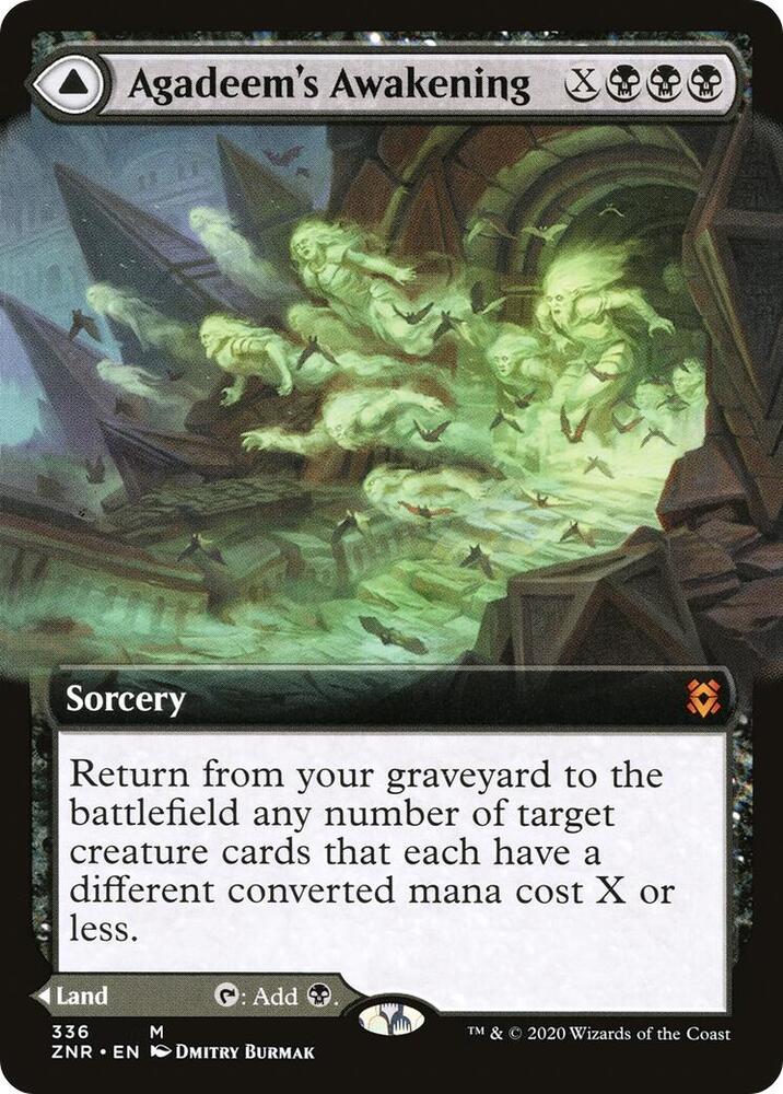 Agadeem's Awakening (Extended Art) 336 card from Zendikar Rising