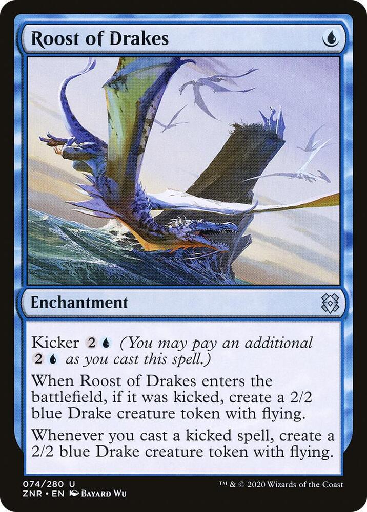 Roost of Drakes 74 card from Zendikar Rising