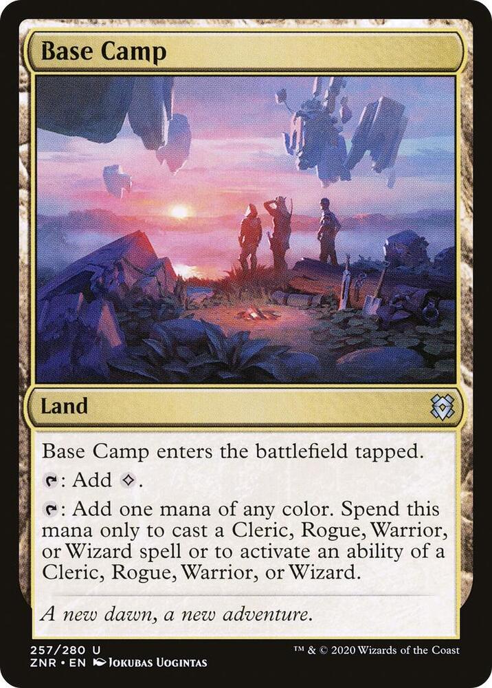 Base Camp 257 card from Zendikar Rising
