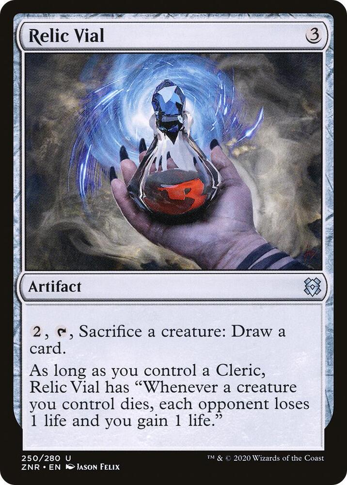 Relic Vial 250 card from Zendikar Rising