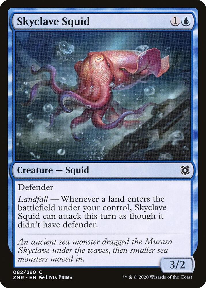 Skyclave Squid 82 card from Zendikar Rising