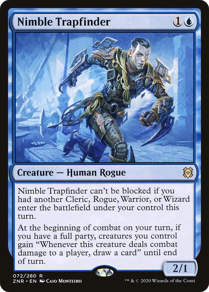 Nimble Trapfinder 72 card from Zendikar Rising