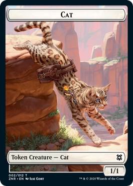 Cat Token 2 card from Zendikar Rising
