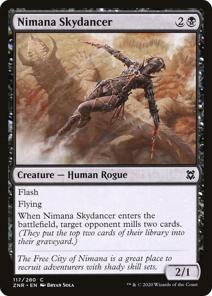 Nimana Skydancer 117 card from Zendikar Rising