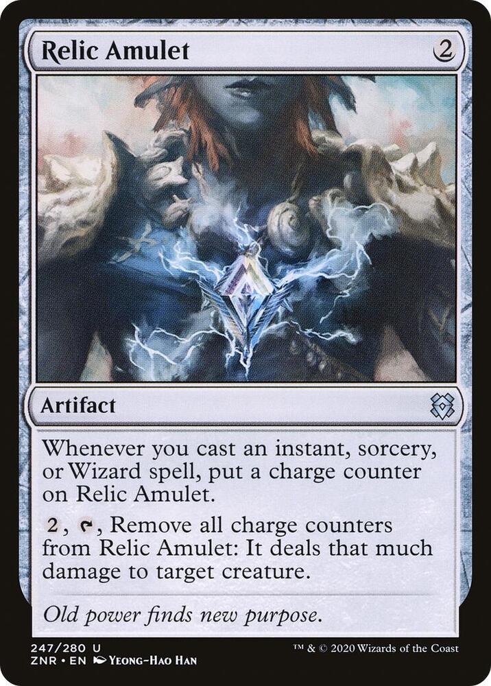 Relic Amulet 247 card from Zendikar Rising