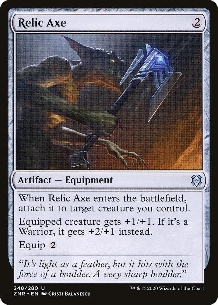 Relic Axe 248 card from Zendikar Rising