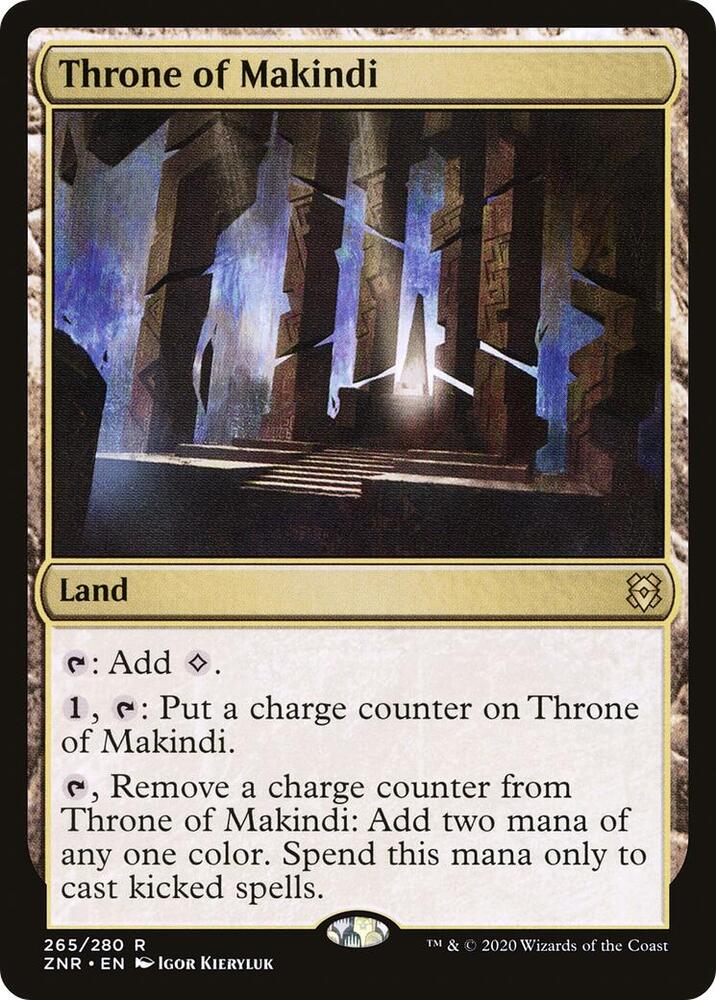 Throne of Makindi 265 card from Zendikar Rising