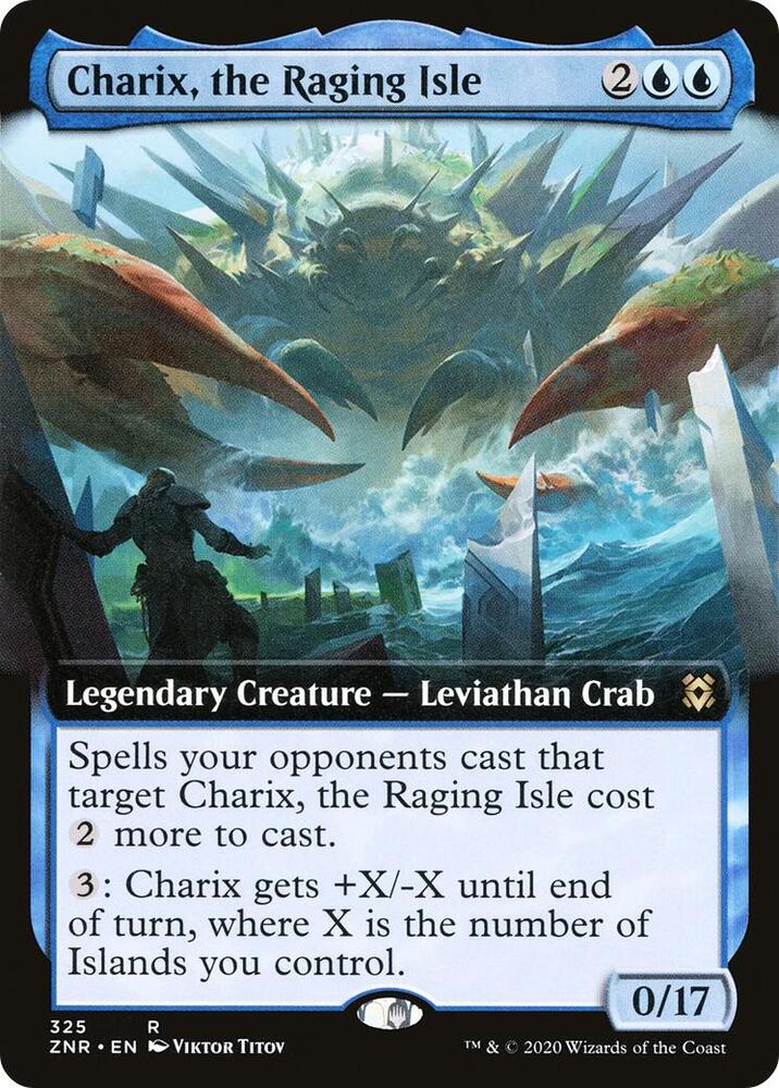Charix, the Raging Isle (Extended Art) 325 card from Zendikar Rising