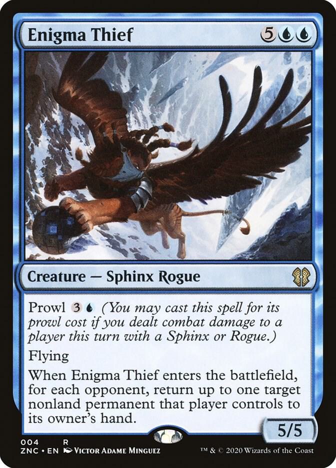 Enigma Thief 4 card from Commander: Zendikar Rising