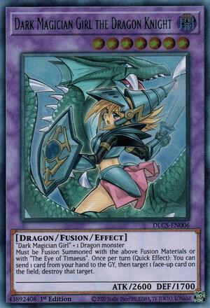 Dark Magician Girl the Dragon Knight (Alternate Art) DLCS-EN006 card from Dragons of Legend: The Complete Series