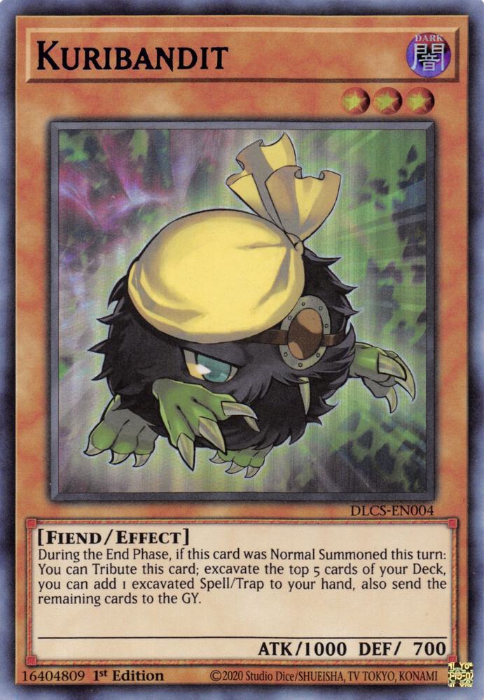 Kuribandit (Blue) DLCS-EN004 card from Dragons of Legend: The Complete Series