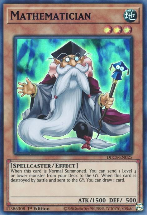 Mathematician (Blue) DLCS-EN025 card from Dragons of Legend: The Complete Series