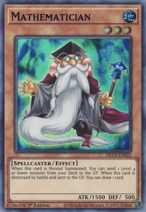 Mathematician (Purple) DLCS-EN025 card from Dragons of Legend: The Complete Series