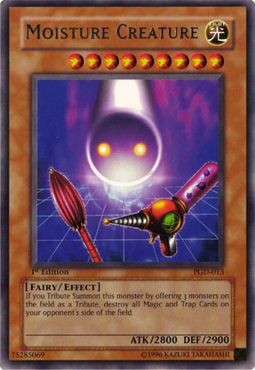 Moisture Creature PGD-013 card from Pharaonic Guardian