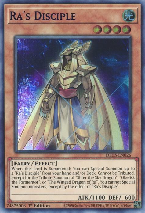 Ra's Disciple (Purple) DLCS-EN026 card from Dragons of Legend: The Complete Series