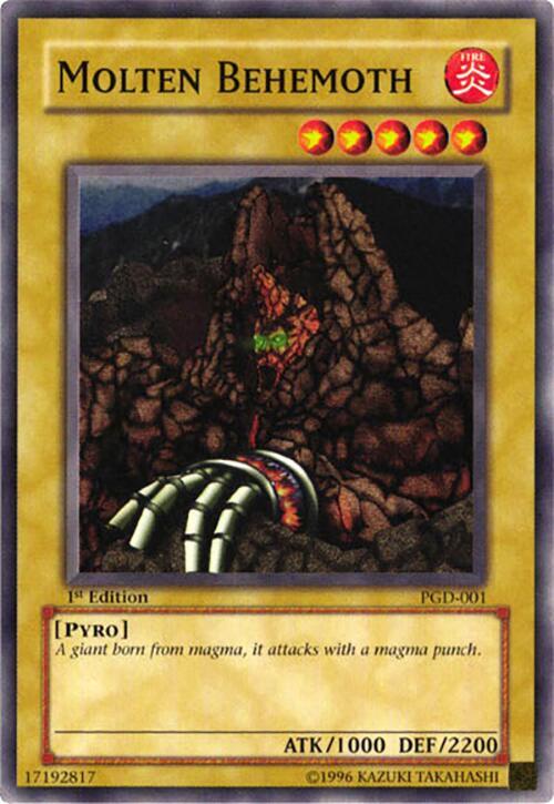 Molten Behemoth PGD-001 card from Pharaonic Guardian