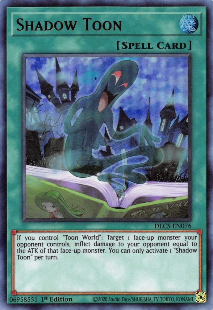 Shadow Toon (Purple) DLCS-EN076 card from Dragons of Legend: The Complete Series