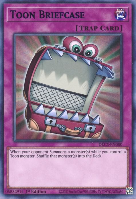 Toon Briefcase (Blue) DLCS-EN080 card from Dragons of Legend: The Complete Series