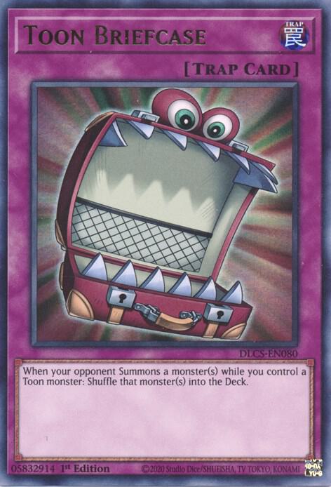 Toon Briefcase (Green) DLCS-EN080 card from Dragons of Legend: The Complete Series