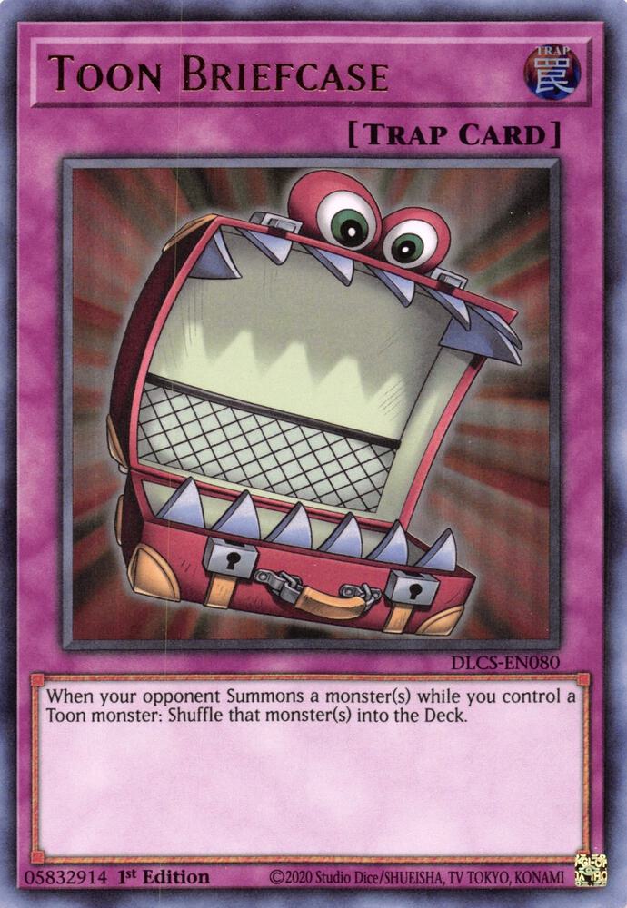 Toon Briefcase (Purple) DLCS-EN080 card from Dragons of Legend: The Complete Series