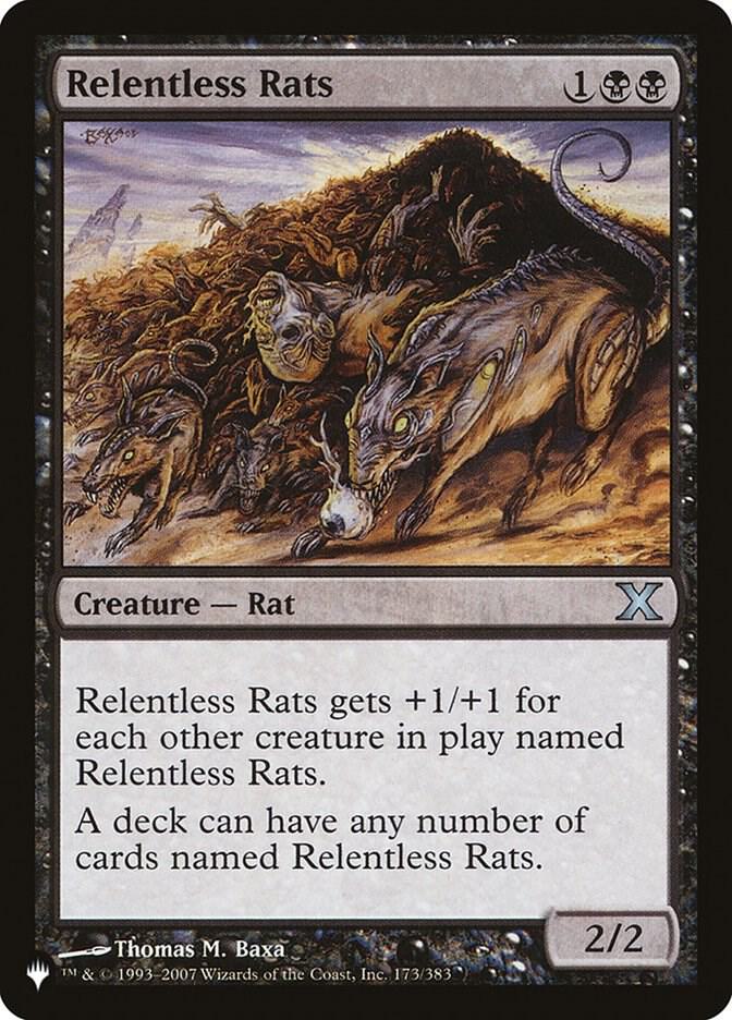 Relentless Rats 173/383 card from The List Reprints