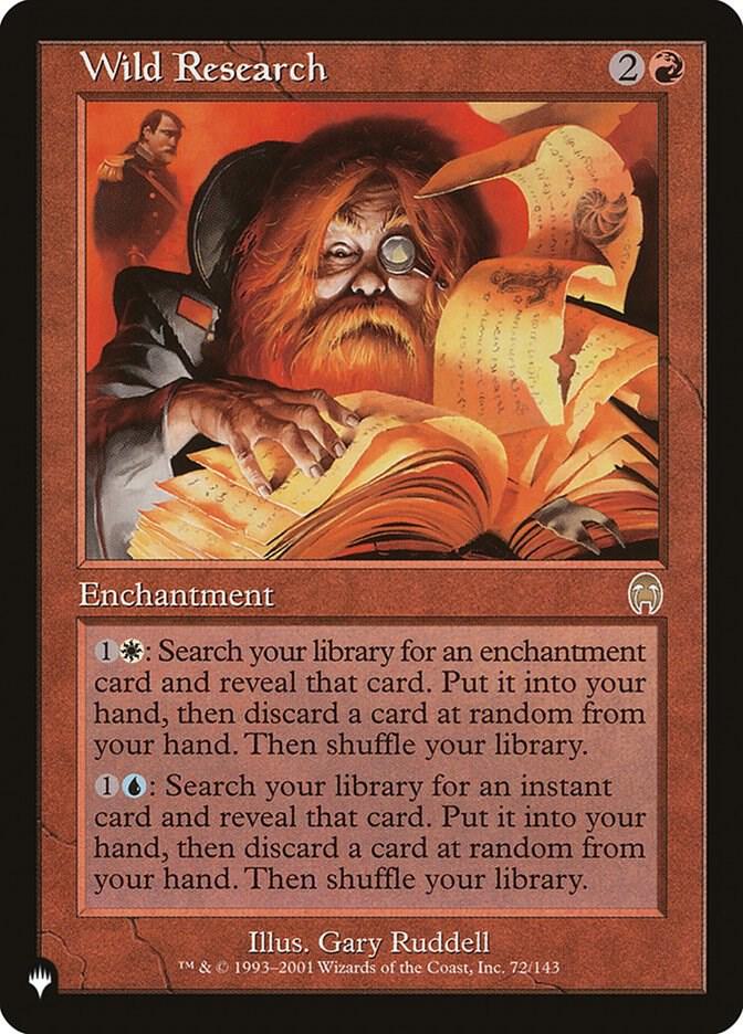 Wild Research 72/143 card from The List Reprints