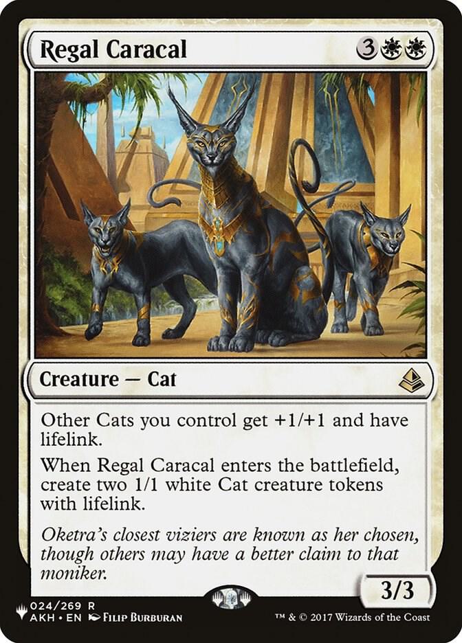 Regal Caracal 024/269 card from The List Reprints