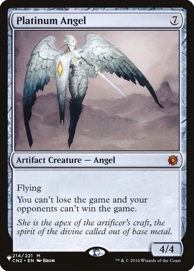 Platinum Angel 214/221 card from The List Reprints