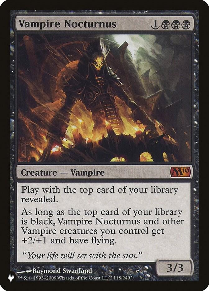 Vampire Nocturnus 118/249 card from The List Reprints