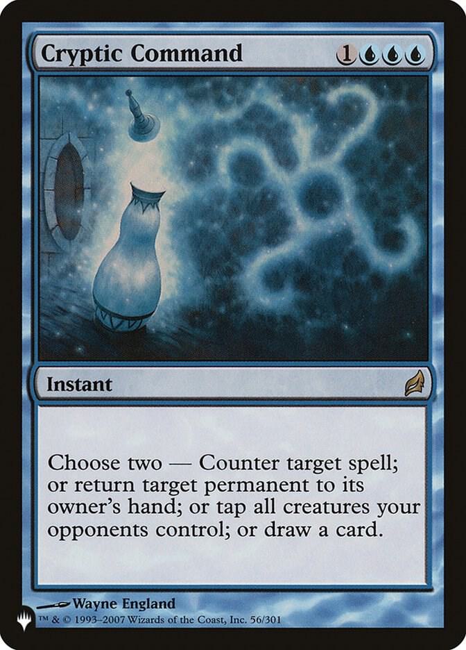 Cryptic Command (LRW) 56/301 card from The List Reprints