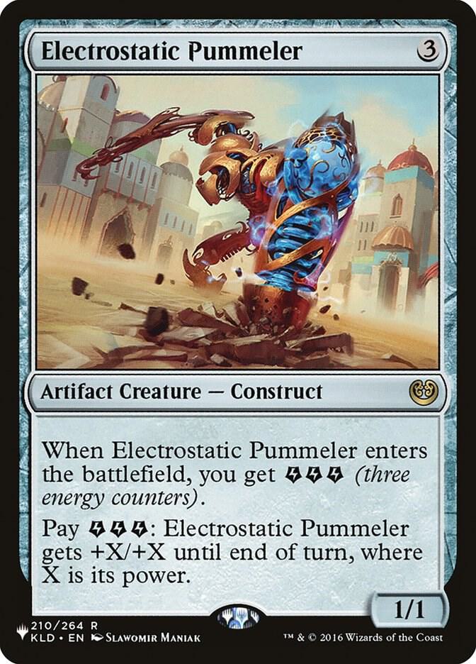 Electrostatic Pummeler 210/264 card from The List Reprints
