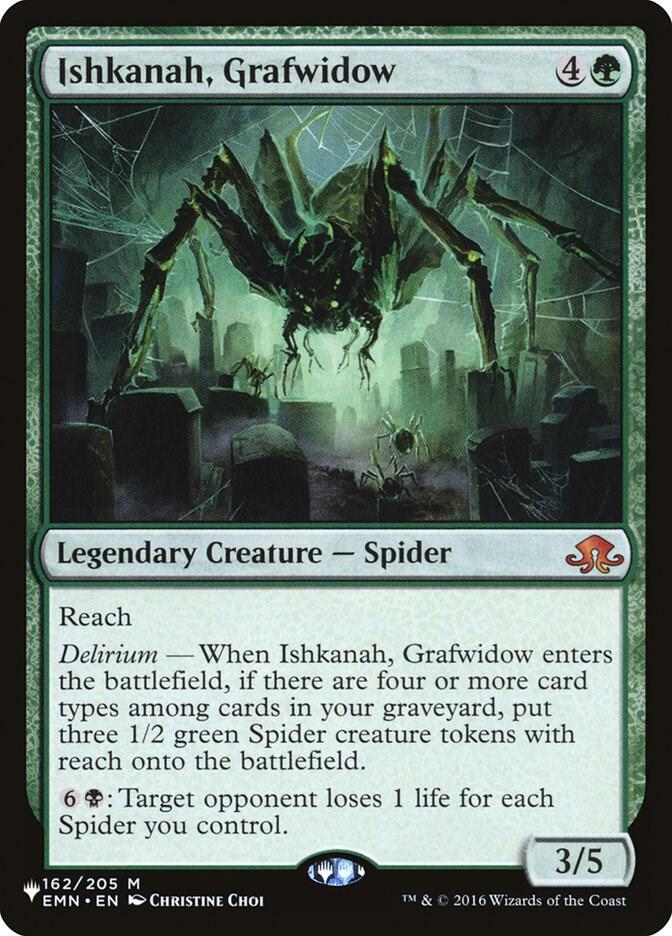 Ishkanah, Grafwidow 162/205 card from The List Reprints