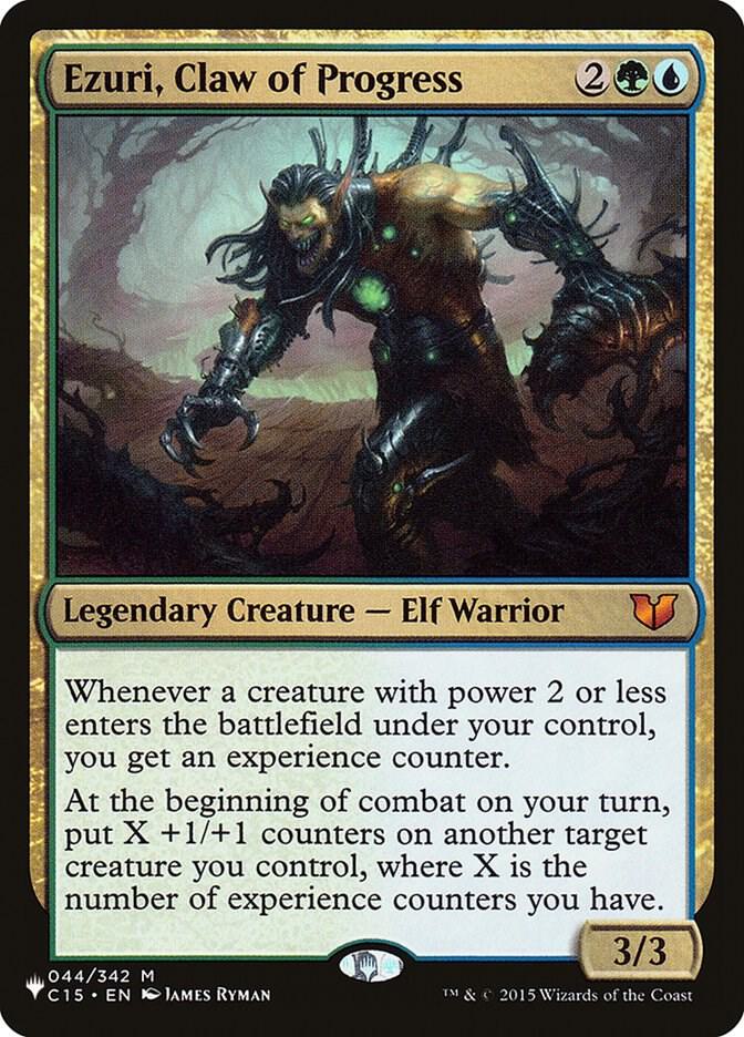 Ezuri, Claw of Progress 044/342 card from The List Reprints