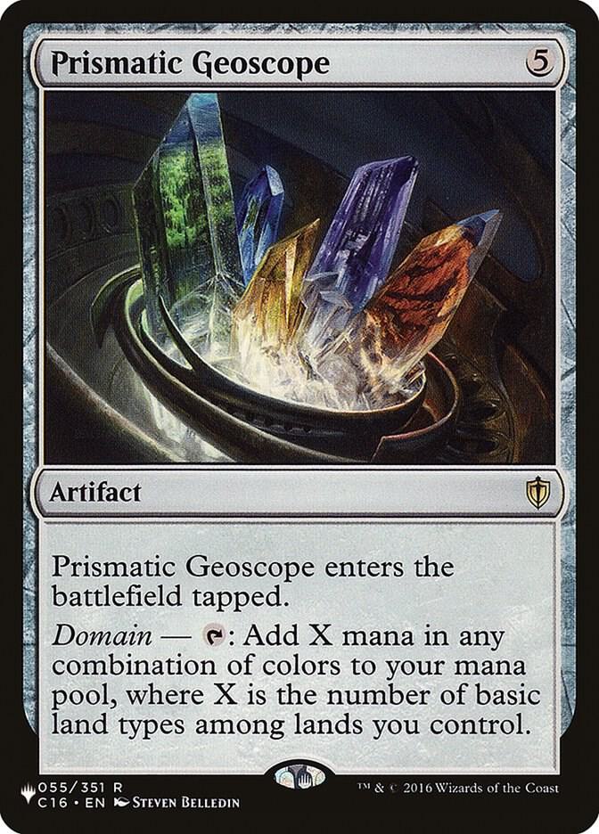 Prismatic Geoscope 055/351 card from The List Reprints